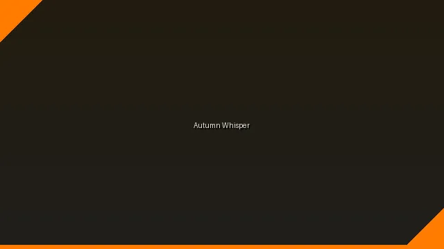 冠军作品《秋日私语》- 万博娱乐 优胜视频